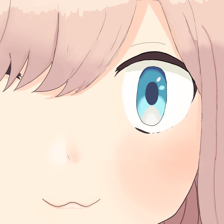 ほわいみょん 槍鯖 前回のイラストが気に入らなかったのでちょっと修正 目を見開くこんるる るるのアトリエ