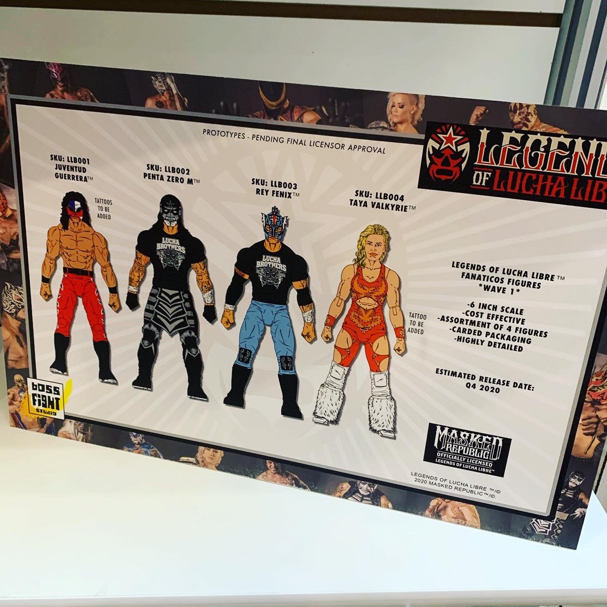 legends of lucha libre figures