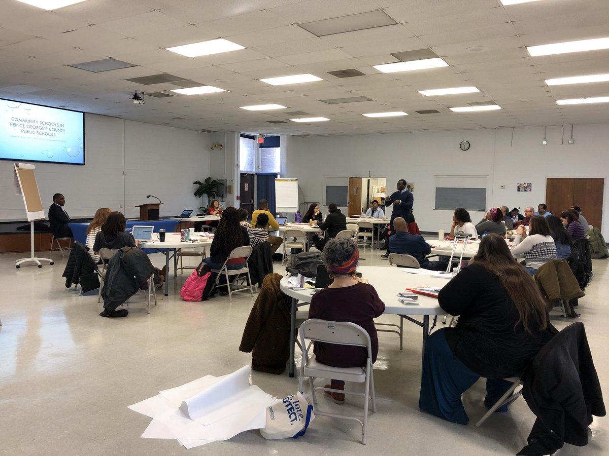 ArosPg's tweet photo. Educators from Community Schools throughout @PGCPS are learning about their roles in making these schools great! #Kirwan #CommunitySchools #StrongSchools #Saturdaymorning https://t.co/4t4Q0LfjxW