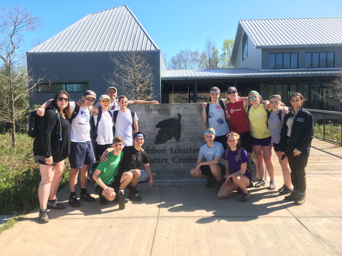 .<a href="/CampRestore/">Camp Restore</a> came to Audubon Louisiana Nature Center to help rejuvenate soil trails with mulch - making these trails more accessible for visitors. Thanks for all your hard work!