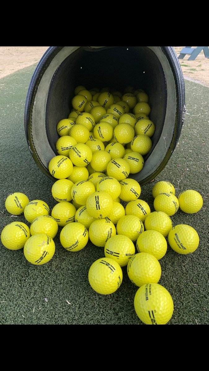 We just got our new range balls. With a high of 65 and sunny it should be a great day to come out and hit some balls on the range! #LRCC #familyfunclub