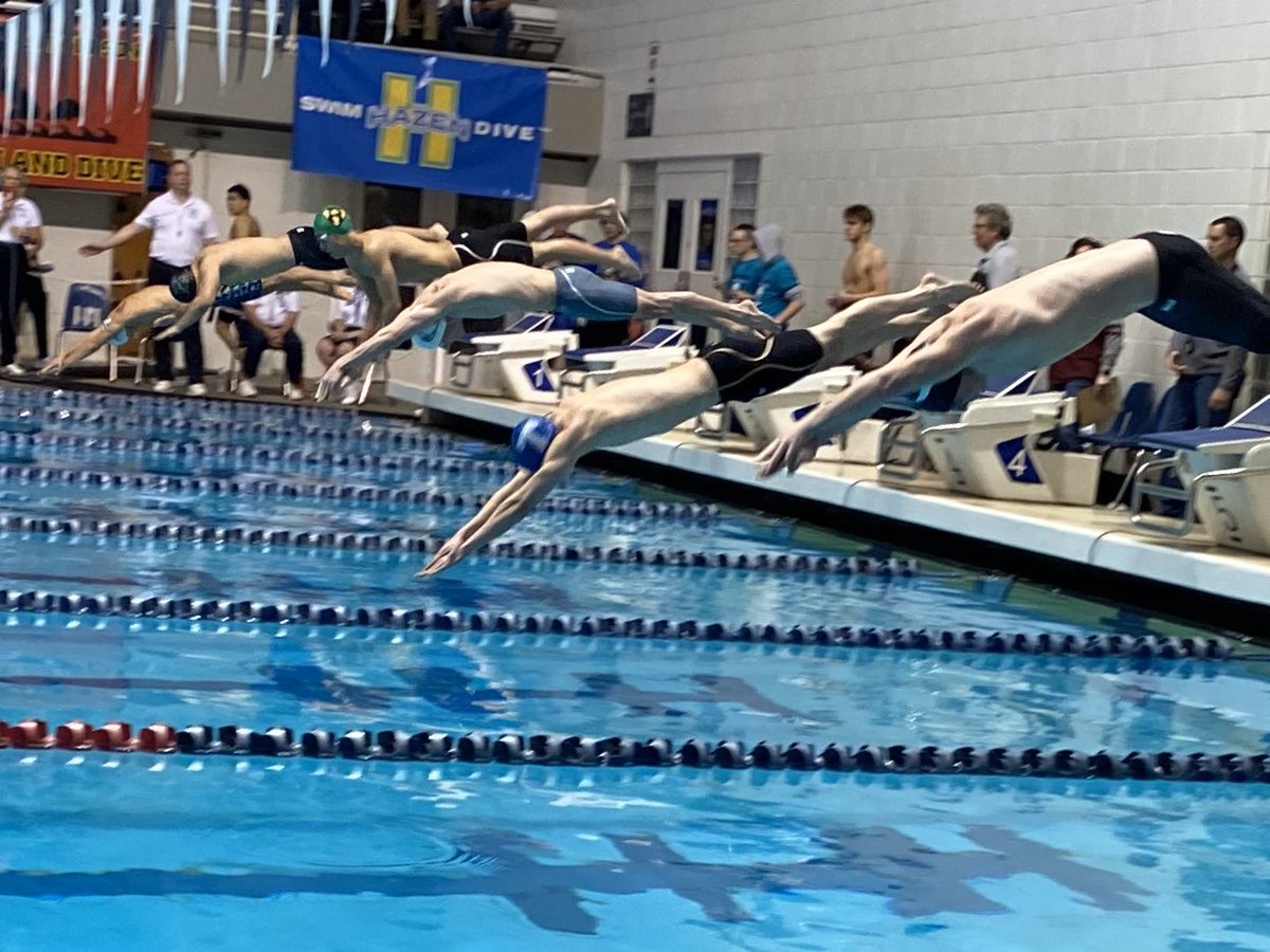 State Prelims- 50 Free- Nate took 4th &amp; Devin took 18!