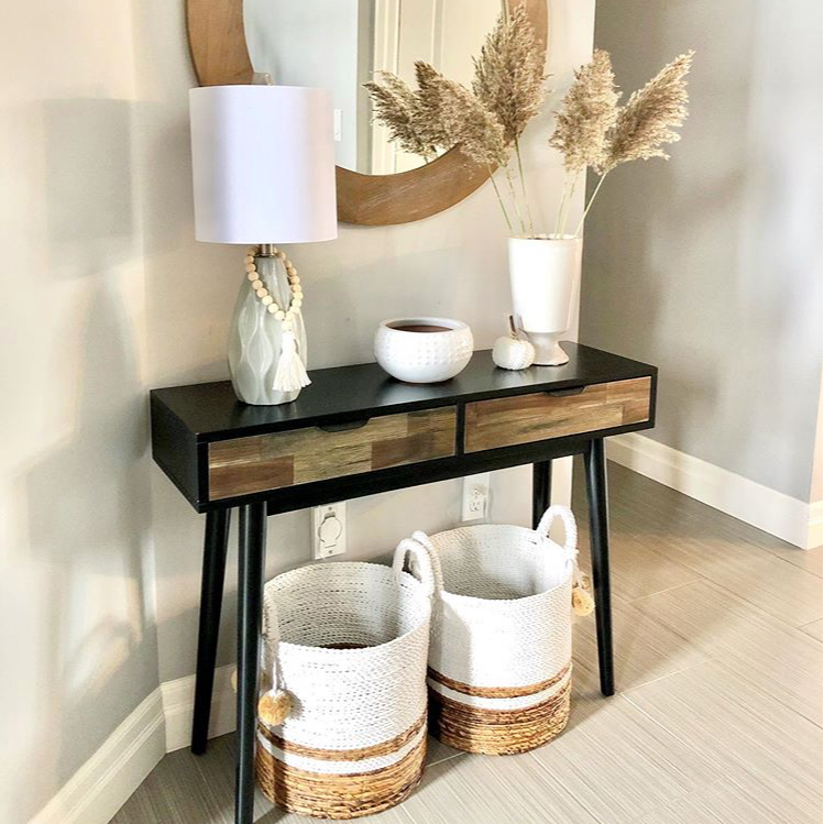 #MyHomeSense entryway goals, with perfectly priced wooden consoles!

IG Credit: gabypopovici