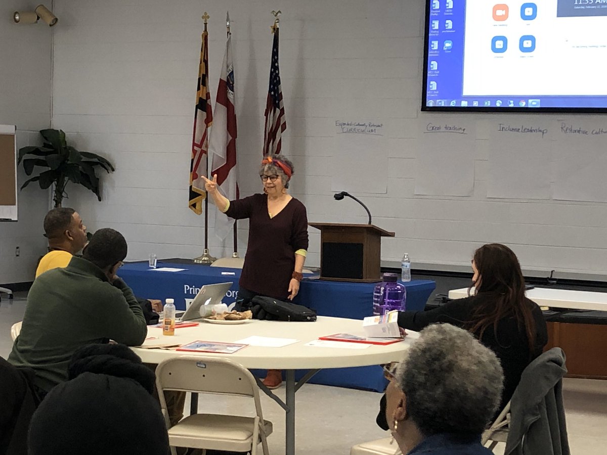 The most successful community schools are those where people create a vision for what they want without limits. Dream big. —Evie Frankl, Prince George’s AROS