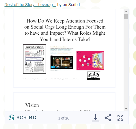 tutormentorteam's tweet image. Keeping attention focused, every day, for many years, is biggest challenge of any poverty reduction strategy. Enlist youth as leaders, communicators, sense-makers, etc. tutormentor.blogspot.com/2018/11/youth-…  #ChicagoForward #CHISTEPSummit #myChiMyFuture
