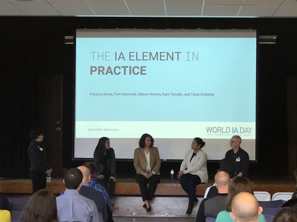 WIADBOS's tweet photo. Now on to our five guest speakers discussing their view of the information architecture element in their careers and practice. #WIAD2020 #WIADBOS https://t.co/SUZtzEC6ae