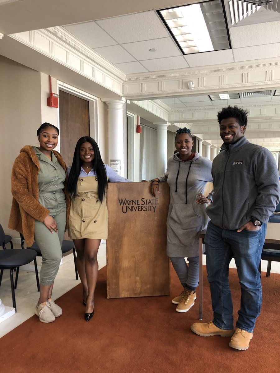 JIMWayneState's tweet photo. Thank you all for coming out to our #podcastpanel! The speakers gave amazing insight on how they have mastered that podcast business. Please be sure to be on that look out for more of our events. #jimwaynestate https://t.co/dt6aTxEIYg