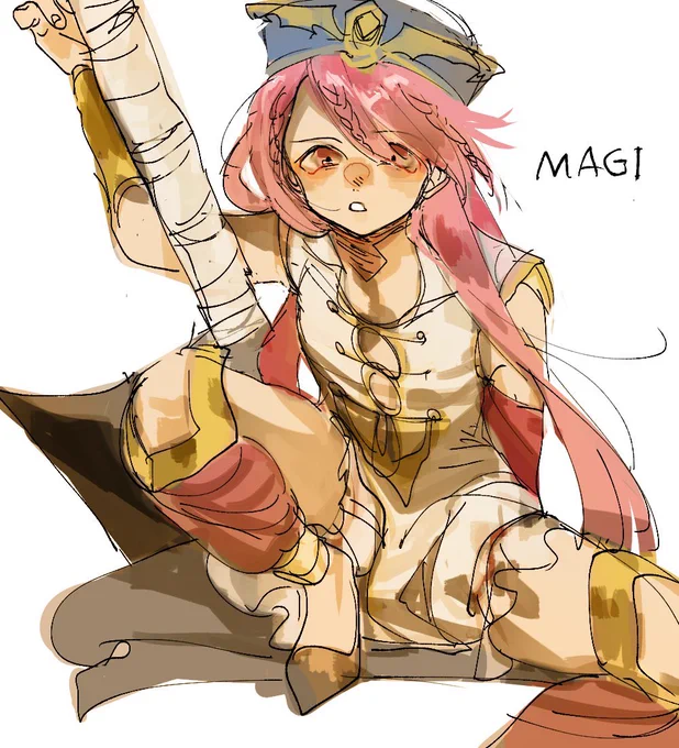 #繋がらなくていいから俺のマギ絵を見てくれ  マギ盛り上がってる〜〜⤴︎⤴︎ 