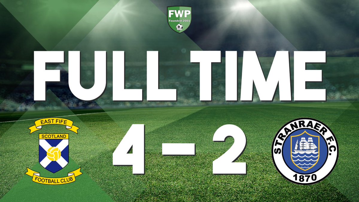 FWPEastFife's tweet photo. FULL-TIME: @FWPEastFife 4-2 @FWPStranraer https://t.co/06ec59O678 https://t.co/B1JdPLapSd