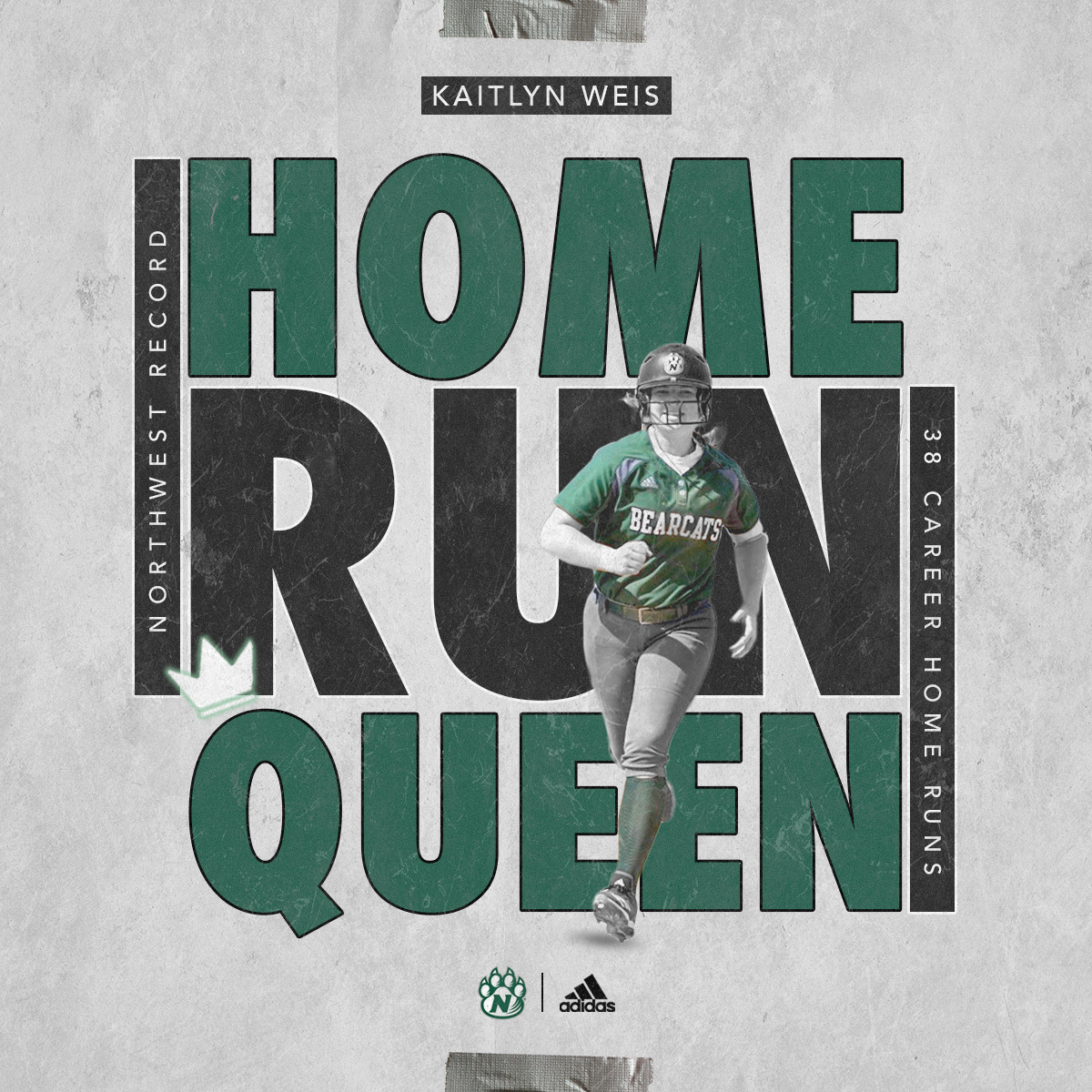 Congrats to Kaitlyn Weis on her 38th career home run and becoming the all-time home run leader in <a href="/NWBearcatSB/">Northwest Softball</a> history. #OABAAB