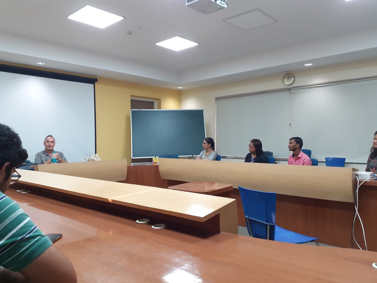 bppsc1's tweet photo. @bppsc1 Great meeting with Siewert-Jan Marrink. Talks about his Journey in Computational modeling, challenges faced, and Martini development stories https://t.co/iWsL2wngrR