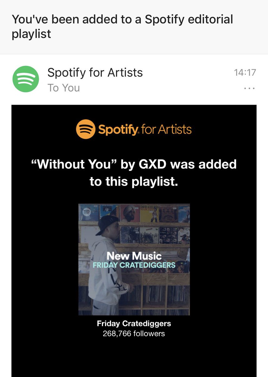 GXD_Music's tweet photo. Thanks @Spotify for adding βWithout Youβ to the #fridaycratediggers playlist ππ
Only 268k followers! π€ͺ
Have you added it yet?
https://t.co/owCbIRzBfC
@AVARecordings #trancefamily #gxd #avarecordings #asot952 https://t.co/VmCM9t04x4