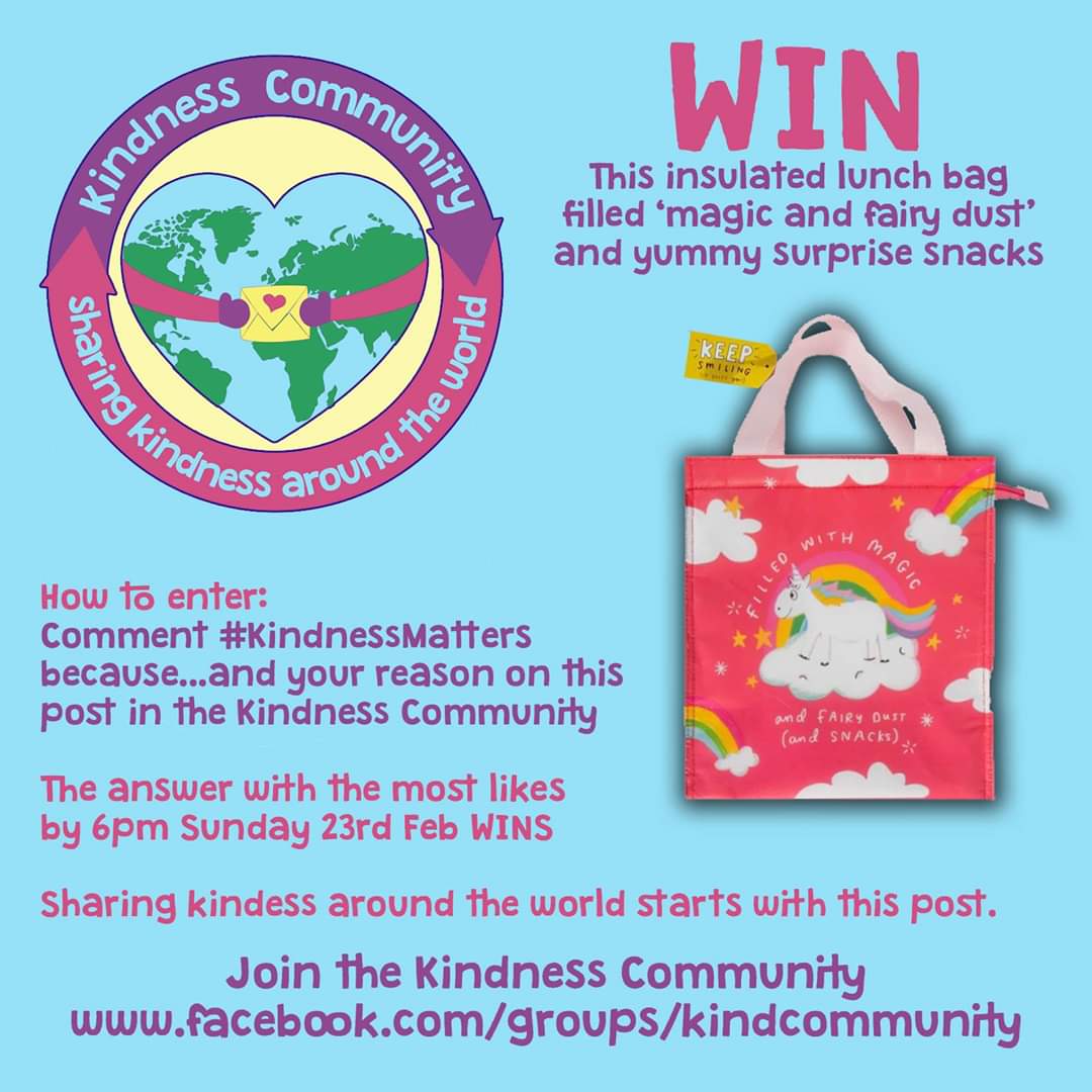 @adamhillscomedy I really enjoyed The Last Leg segment on #BeKind I've even set up a Kindness Community to share #kindness around the world because #kindnessIsContagious This week we have a #Competition to win a kindness inspired prize for telling us why #KindnessMatters