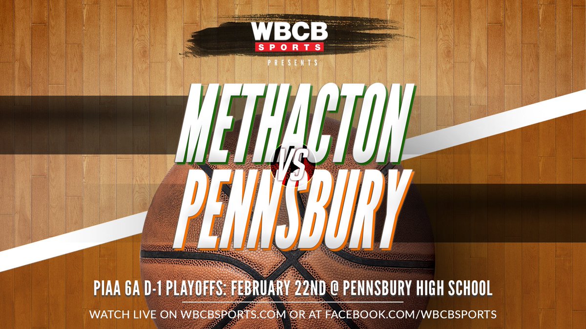 More playoffs

🏀: PIAA D1 6A Girl’s Methacton vs. <a href="/PSD_GBB/">Pennsbury Girls BB</a> 
⏰: 12:45

👀💻: wbcbsports.com