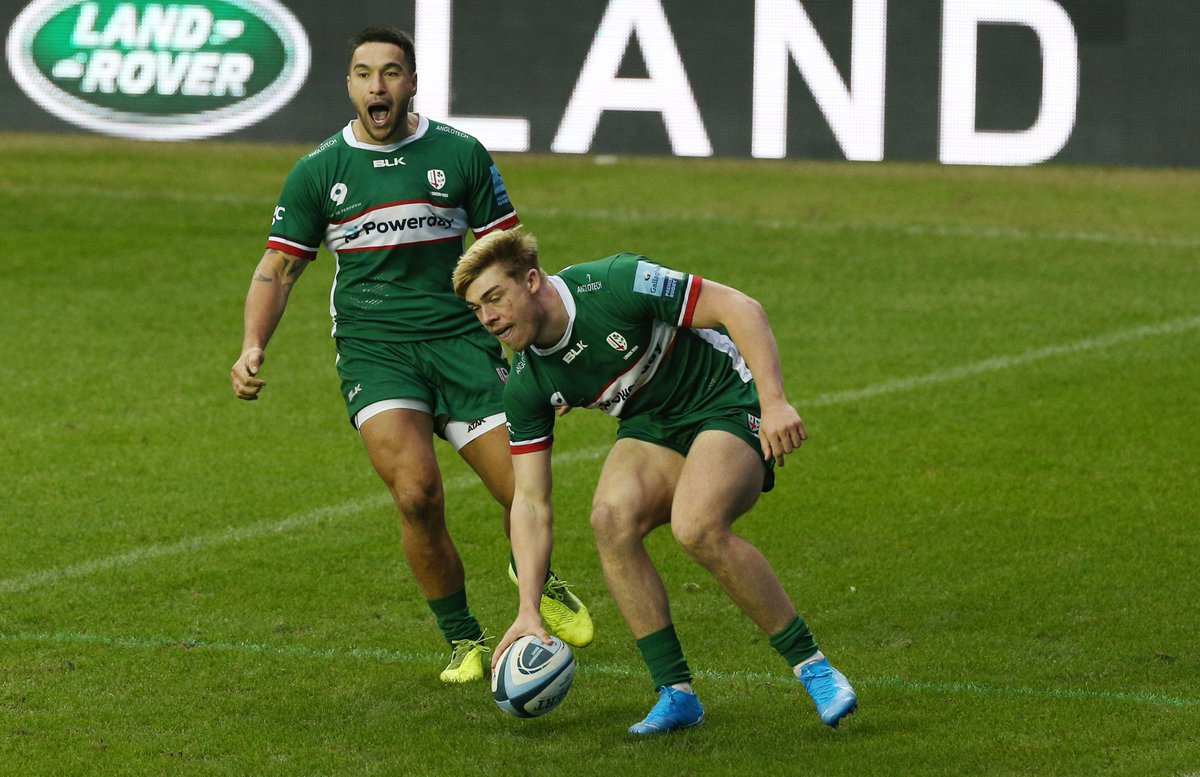 londonirish's tweet photo. 📸 | A special shout out has to go to @OHassellcollins for single-handedly earning Irish a bonus-point today!

The winger was scoring tries for fun as he crossed the line no less than 4️⃣ times 🙌

#LIRvGLO https://t.co/j3Vu6UTkna