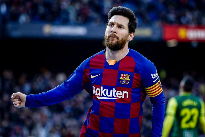TerriCule's tweet photo. FIM DE JOGO!

COM MAIS UM SHOW DE LIONEL MESSI, O BARCELONA GOLEIA O EIBAR (5-0) NO CAMP NOU E ASSUME A LIDERANÇA DA LA LIGA.

#LaLigaNaESPN #BarçaEibar https://t.co/w4Xd5eNEoy