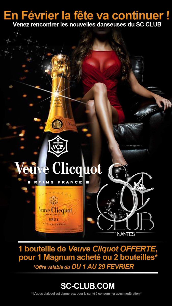 Avec Veuve Clicquot passer le mois de février au chaud avec nos danseuses.