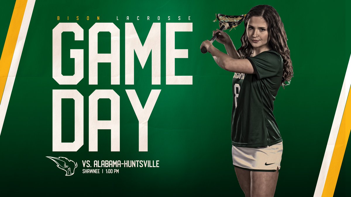 OBU_Lacrosse's tweet photo. 🥍 GAMEDAY on BISON HILL!

🆚Alabama-Huntsville
📍OBU Lacrosse Complex
⏰1:00pm CT
🎥https://t.co/yEGfrphpZ4
📊 https://t.co/N6sk0OvFp2 https://t.co/AyYjS0eics