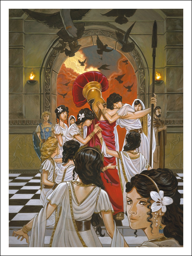 all_library's tweet image. Иллюстрации Яна Тиссерона к Гомеровой &quot;Одиссеи&quot;

#AllLibrary #ЭлектроннаяБиблиотека #КнижныеИллюстрации