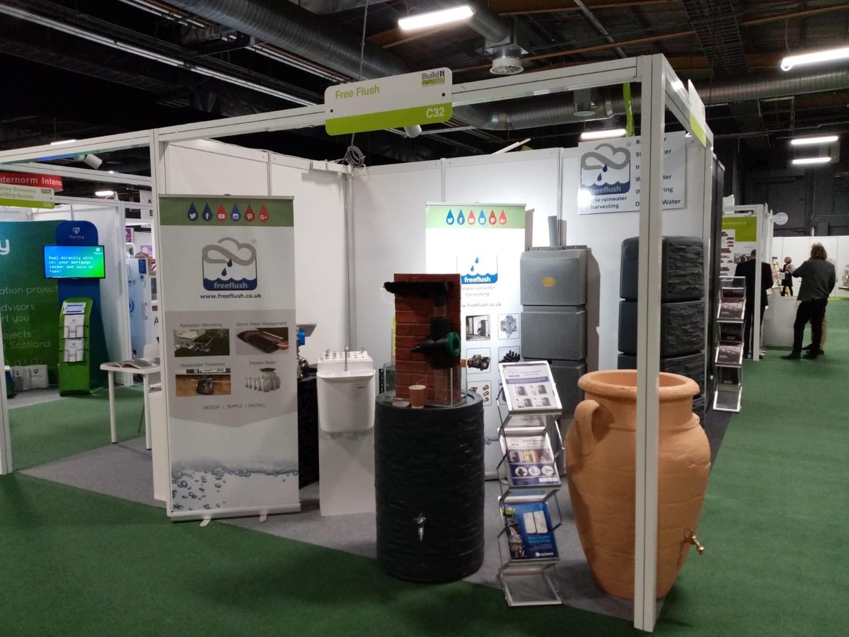 All set up &amp; enjoying our weekend so far at this year's Build It Live show at Event City in Manchester! #builditlive <a href="/BuildItMagazine/">Build It Magazine</a> #ecofriendly #freeflush