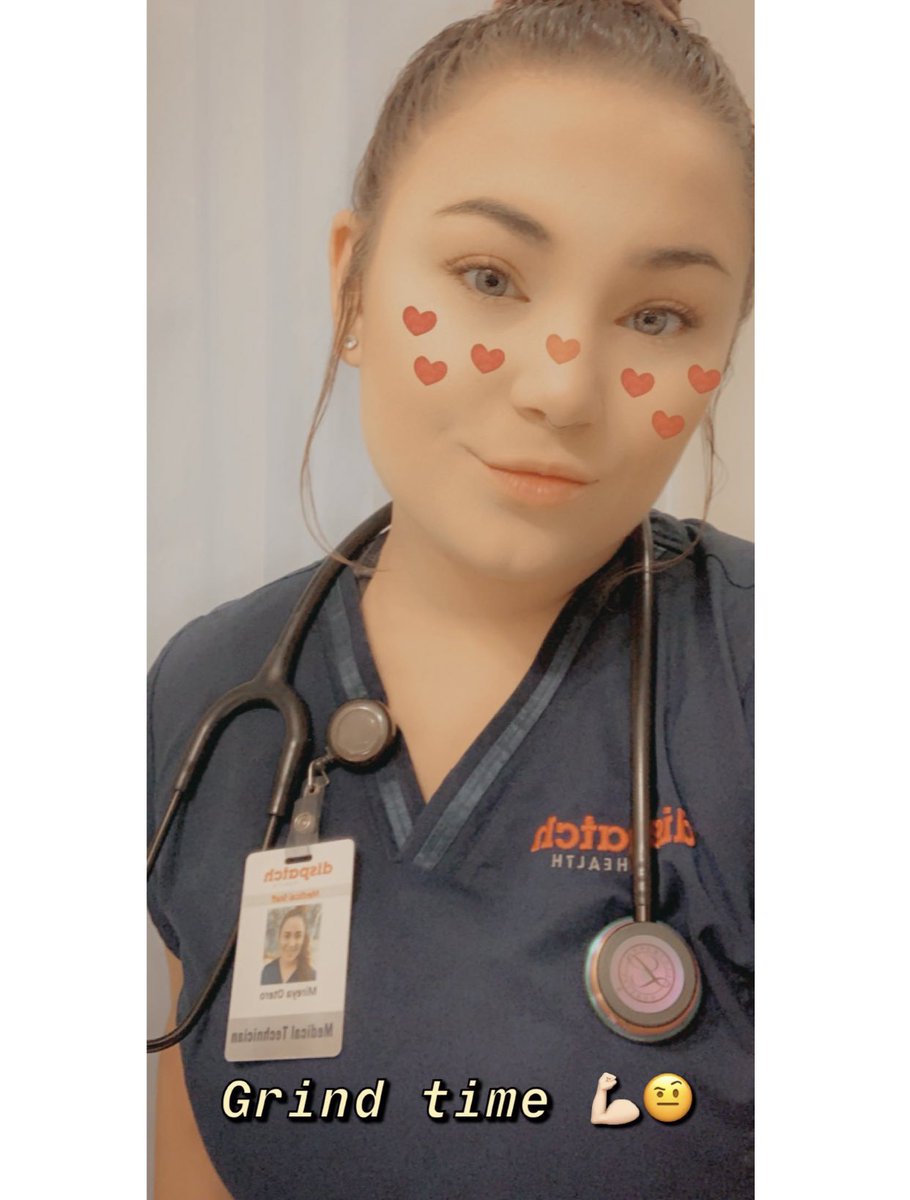 mireya_leigh's tweet photo. All I do is work work work, no matter what 🥴 or whatever DJ Khalid said #emt #emtlife #dispatchhealth https://t.co/gGI57IwGhP