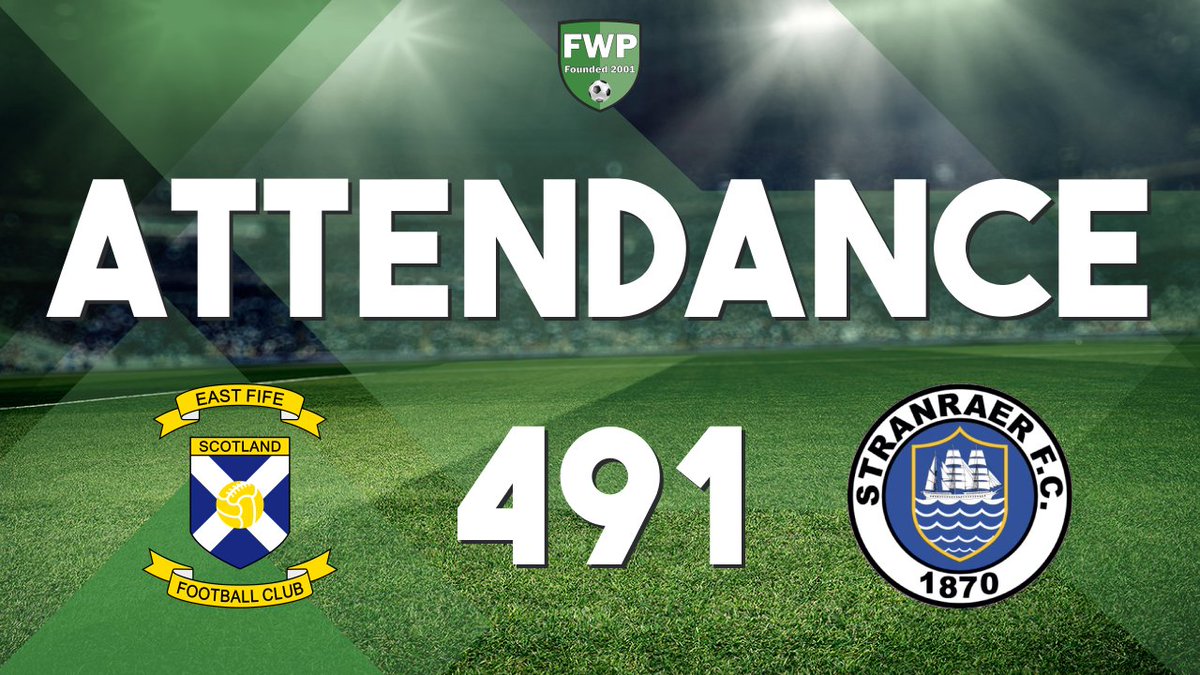 FWPEastFife's tweet photo. ATTENDANCE: @FWPEastFife v @FWPStranraer - 491 https://t.co/06ec59O678 https://t.co/drP7qc3qC9