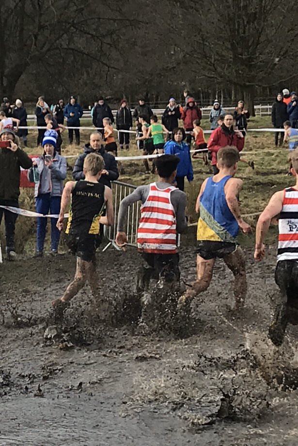 estherpauley's tweet photo. Wow there was a lot of mud at the Saucony English National XC Champs 2020 at Wollaton Hall today. Great 🏃‍♂️by @Dom_Pauley_Tri on a very muddy course with some unexpected water features 🤣 @Zone3official https://t.co/igZBqJpMps