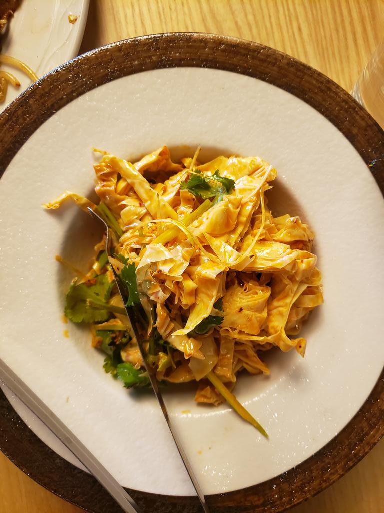 eatnowrunlater's tweet photo. Hot and numbing tofu skin salad @qbypeterchang #dimsumbrunch https://t.co/5d4ULg7l3y