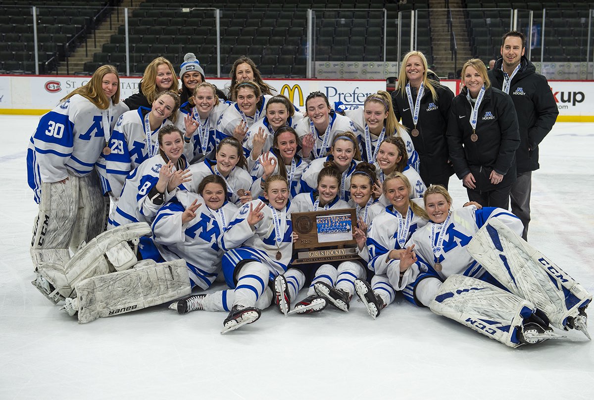 tonkahockeygirl's tweet photo. The girls win their last game of the season 3-1 over Maple Grove!! 3rd in State!! So proud of these girls!! πβοΈπ€ #thirdinstate #blarmyforever @tonkabluecrew @TonkaSkippers @TonkaPrincipal https://t.co/Dyu8HrlRaN