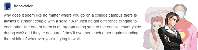 76. college just. it's just like that.