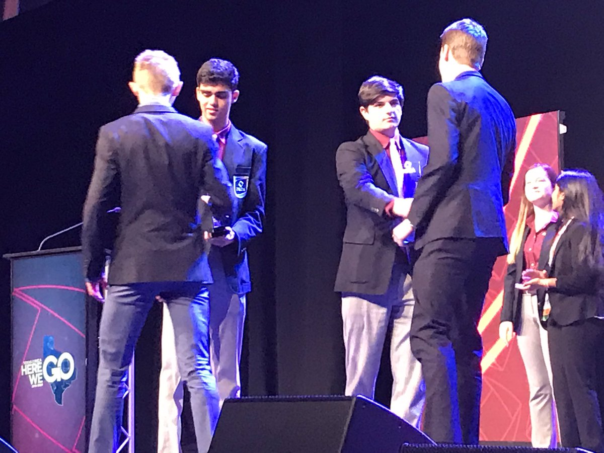 <a href="/GRHS_DECA/">George Ranch HS DECA</a> has its last ICDC qualifiers in Sports &amp; Entertainment TDM!  Congrats to Kyle and Matt!  #wwatr <a href="/WeAreGRHS/">@WeAreGRHS</a> <a href="/LamarCISDCTE/">Lamar CISD CTE</a>