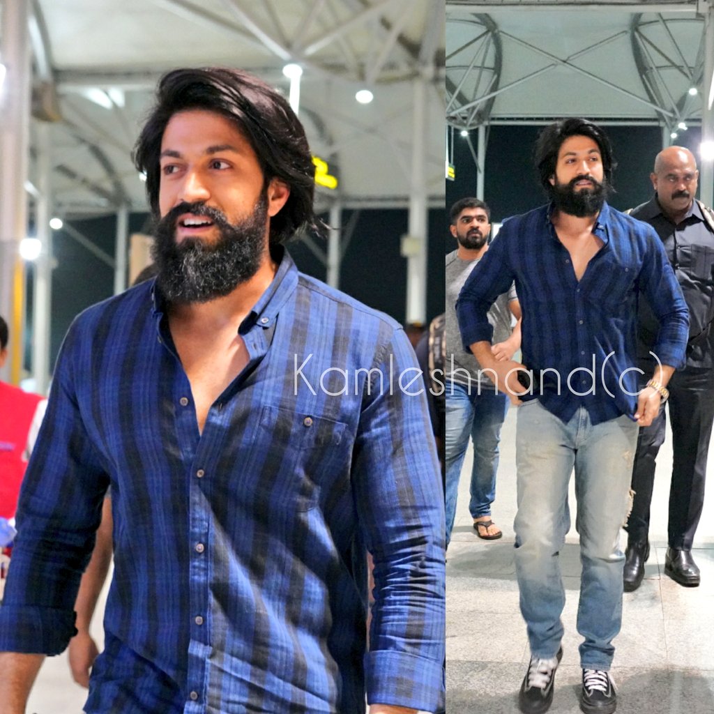 ArtistryBuzz's tweet image. Xclusive 
Rocky bhai #Yash look handsome 😎👌✌️🤘 papped at rgia post wrapping song shoot at Taj falaknuma palace in hyd departs 📸 @kamlesh_nand #KGFChapter2
#KGFChapter2FirstLook 
#KGFChapter2Teaser #YashBoss #rockingstaryash