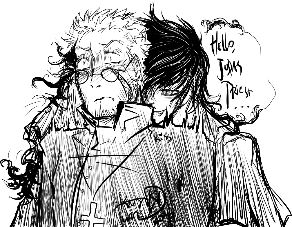 darkusan's tweet photo. MORNING FOLKS 
just doodling around for today
#Hellsing #Yaoi #AxAA https://t.co/zRur67Q1Ua