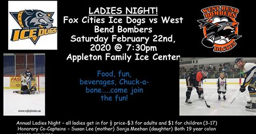 Ladies Night! 
#appleton #Hockey  #ladiesnight #Wisconsin #wesellbeer