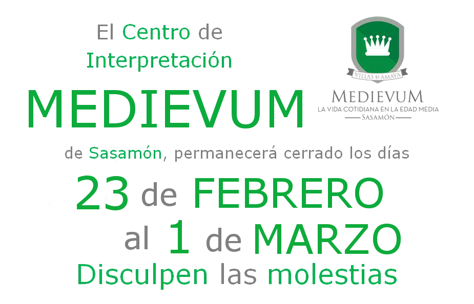 En #Medievum nos tomamos una semana de descanso. Volveremos en marzo con más ganas. <a href="/CuatroVillas/">Cuatro Villas</a> <a href="/VisitSasamon/">Visit Sasamon</a>