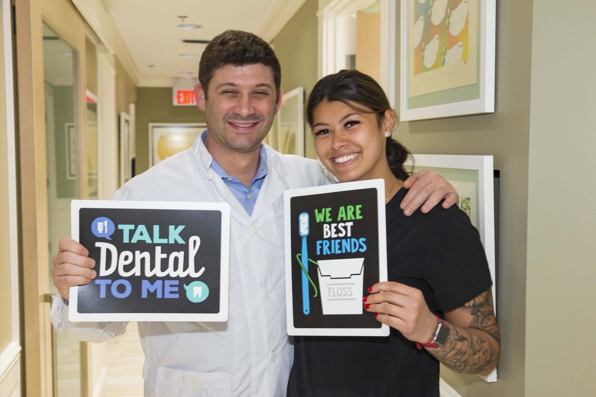 SSGDental's tweet photo. Happy Saturday from Dr. John Tsourounakis, Natasha (one of our amazing assistants) and the entire team at the Southwest Specialty Group!🙂

Visit https://t.co/HDsDktsXuG to learn more about Winnipeg’s most comprehensive multi-specialty dental practice &amp; call  204.488.0550 

#wpg https://t.co/VI5P1WyeGO