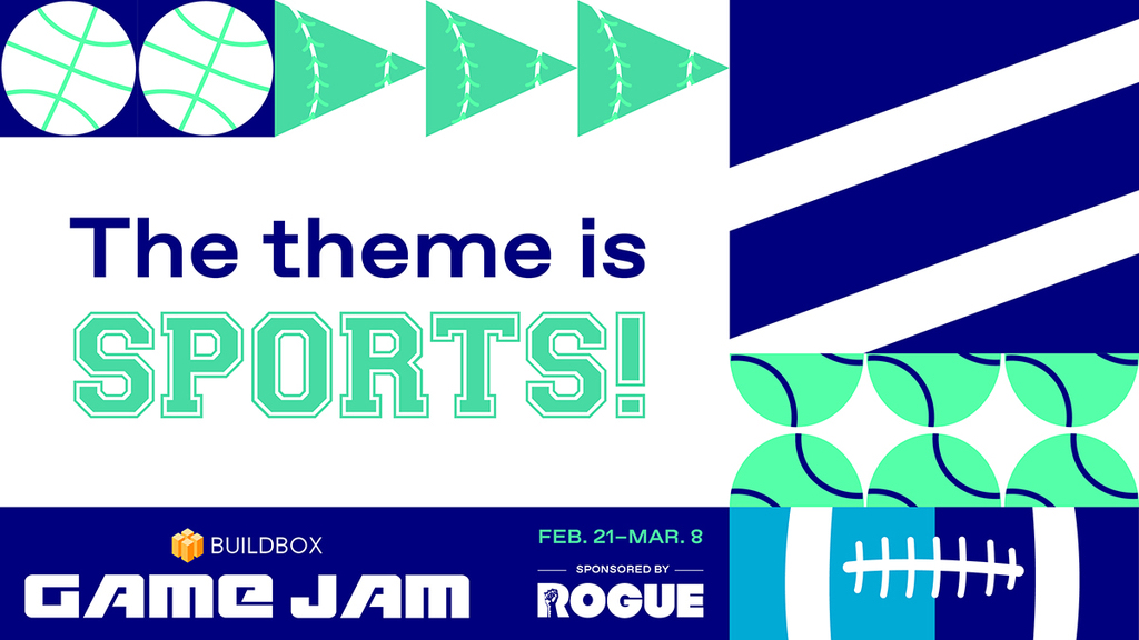 buildbox's tweet photo. Attention Boxers! Our #gamejam sponsored by @Rogue_Co has begun! The theme is sports and submissions are due March 8th at 11:59 PM PST. Good luck, everyone!
Full details + signup here โ https://t.co/NBoQSsDqNE
#gamedev #BuildboxGameJam #nocode #mobilegames https://t.co/SDyjNSMowD
