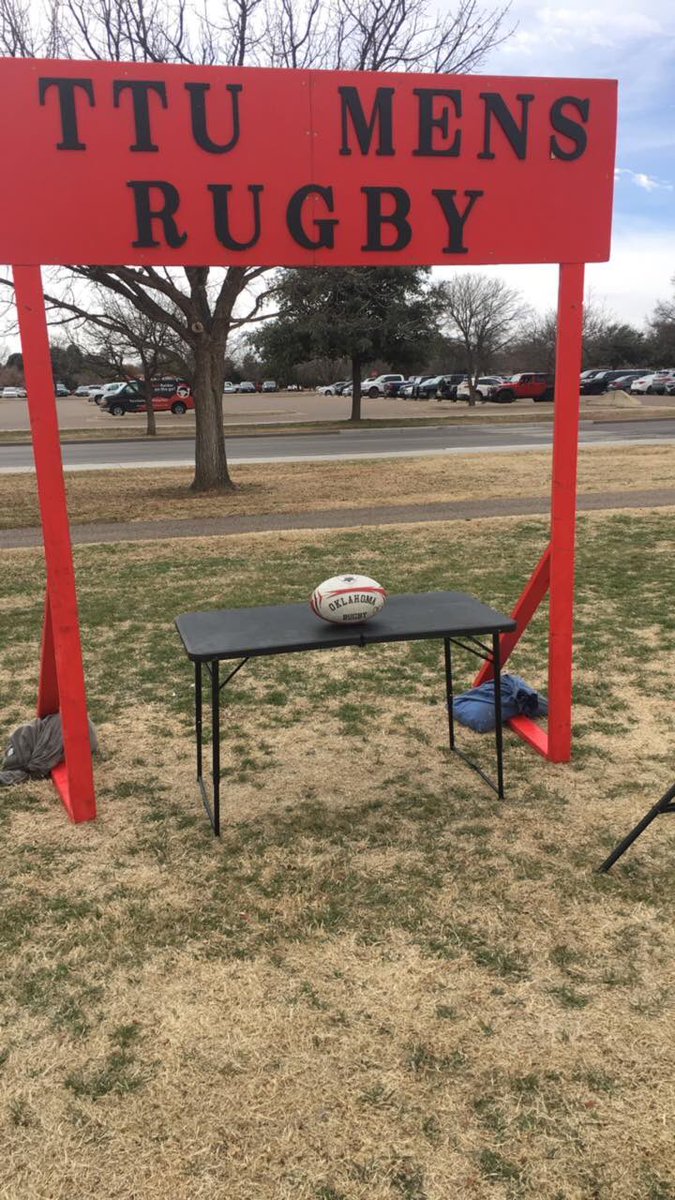 We take on Texas Tech Men's Rugby in the Red River Rugby Collegiate Conference! 

Kickoff at 1PM on the Texas Tech Rec Field!
