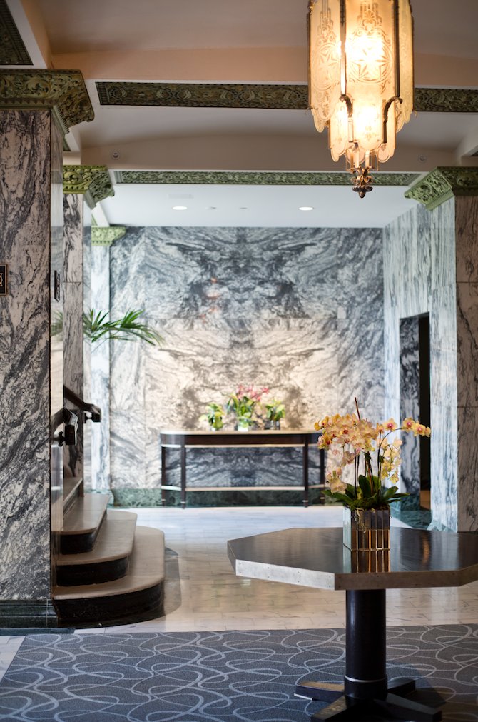 ColcordHotel's tweet image. Did you know that the original marble from 1910 still adorns the walls of the main lobby? Take a step into Oklahoma history when you stay Colcord.