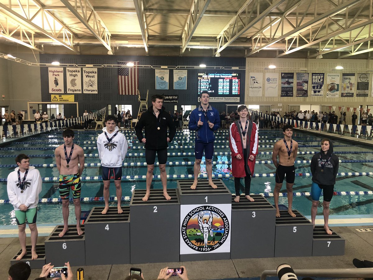 Josh moves up from 8th to 6th in the 50 free. Great season!!