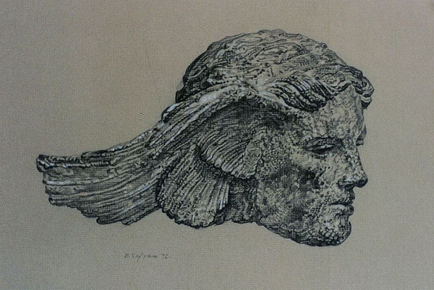 ElizabethMalyon's tweet photo. Hypnos (Sleep), charcoal and chalk drawing of ancient bronze sculpture. When he wasn't painting he drew. #bernardsafran #drawing #charcoal #britishmuseum #ancientart #greekart #greekgods #masterdrawing #london #lovingart https://t.co/N8A45SI9UP