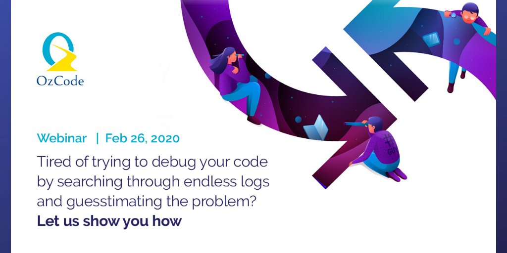 oz_code's tweet image. Why spend time debugging when you could be crafting awesome #code? Join our webinar, and @Microsoft MVP @stimms will show you the ropes of our #OzCode Production Debugger as well as how to write and debug orchestration code with Pulumi! Save your spot: 
bit.ly/38S2Jnx