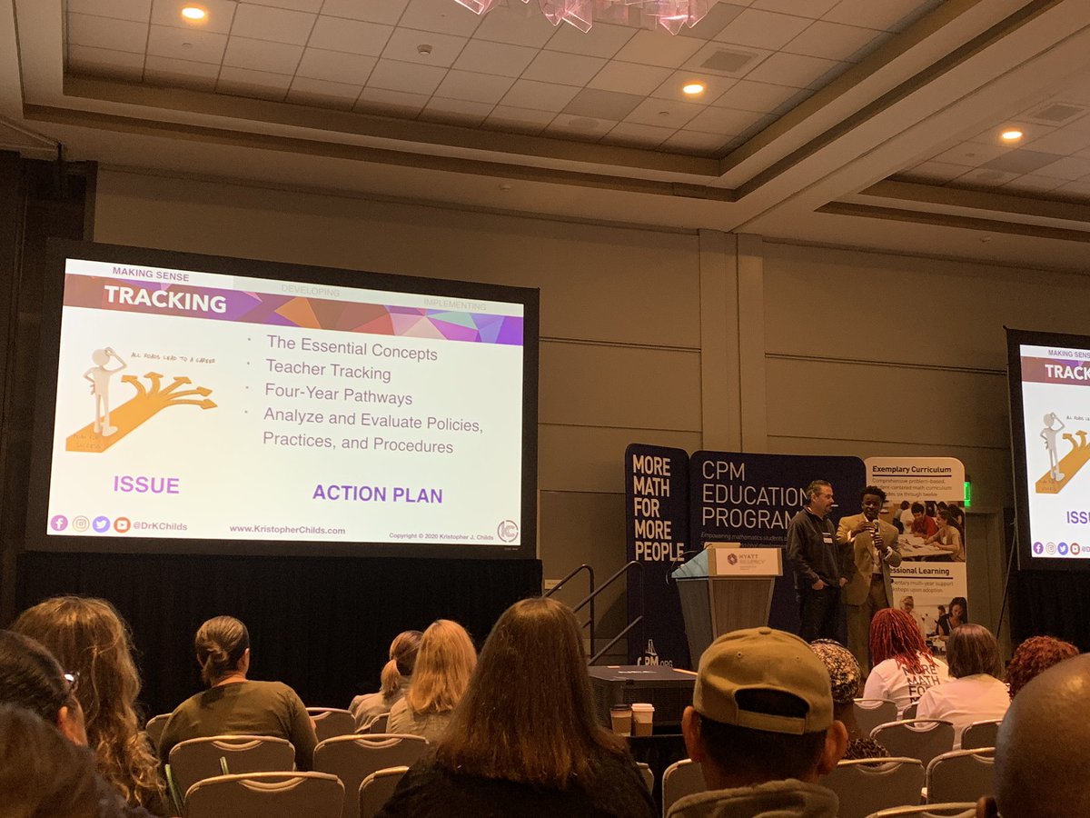Jason Bates (@jbatesedleader) on Twitter photo "We need re-evaluate policies that disenfranchise different groups of students... If we put kids on a track, we can take kids off of a track." YES!! Powerful and inspirational insights from <a href="/DrKChilds/">Dr. Kristopher J. Childs (he/him)</a> regarding equity and access. #CPMMath2020 #CPMSF20 "We need re-evaluate policies that disenfranchise different groups of students... If we put kids on a track, we can take kids off of a track." YES!! Powerful and inspirational insights from <a href="/DrKChilds/">Dr. Kristopher J. Childs (he/him)</a> regarding equity and access. #CPMMath2020 #CPMSF20