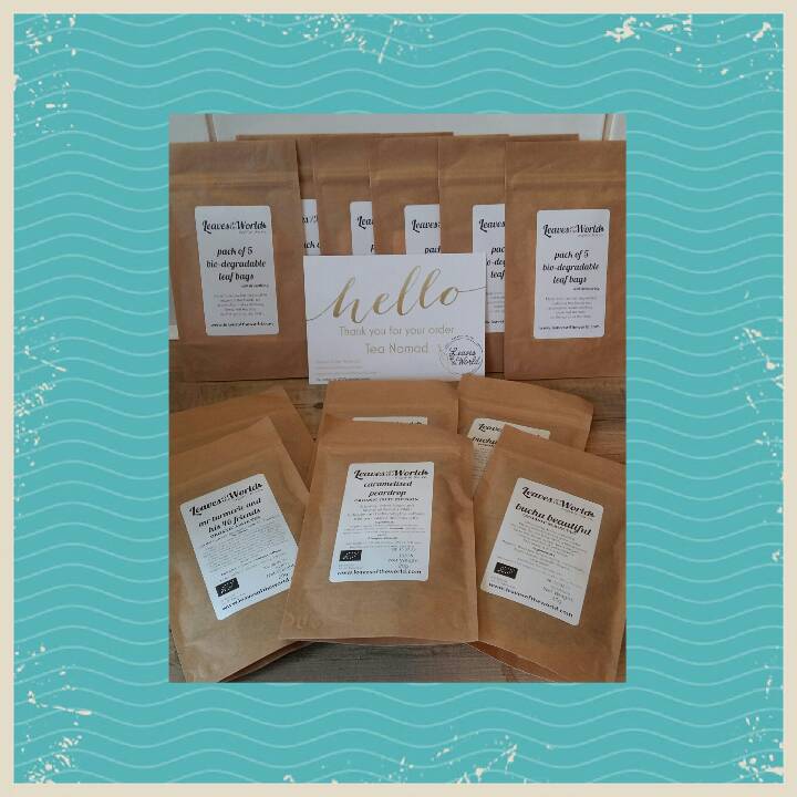 BuddiesEndo's tweet photo. Sending a huge thank you to @leavesoftheworld for donating some of their yummy tea &amp; bio-degradable  teabags for the self care packages I'm in the process of putting together for other endo warriors.
#endo #endometriosis #1in10 #endoawareness #donation #kindness #hull #ilovetea https://t.co/6CzlvIxaeM