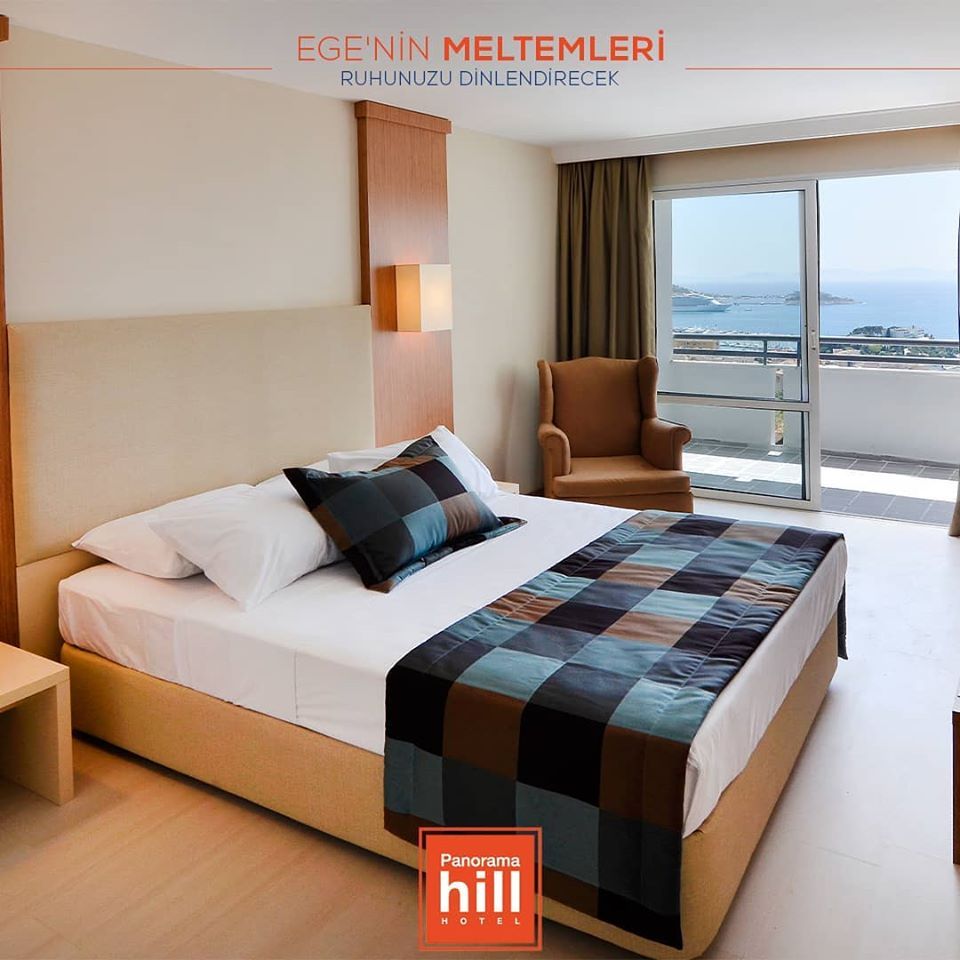 Gün boyu #Kuşadası'nın tadını çıkardıktan sonra, odanıza #Ege'nin meltemleri konuk olacak, ruhunuz dinlenecek 🥂

#ThePanoramaHill #Hotel