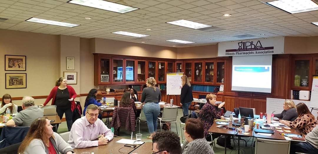 ILPharmacists's tweet photo. All segments of IPhA - @ILPharmacists, @IPhAFoundation, Illinois Pharmacy PAC,  Illinois Pharmacists Mgmt Enterprises (including @ILCPEN) Boards are meeting today to develop a comprehensive strategic plan for the next 3 yrs in continuing to advance pharmacy practice &amp; pt care. https://t.co/Qc3sWFffjs