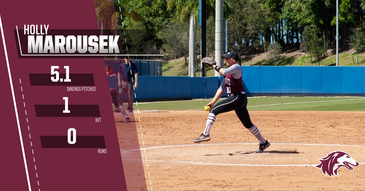 SIU_Softball's tweet photo. Marousek was lights out. Big reason why SIU extended its win streak to 5️⃣ games. 

#Salukis https://t.co/c2nbPICgHm