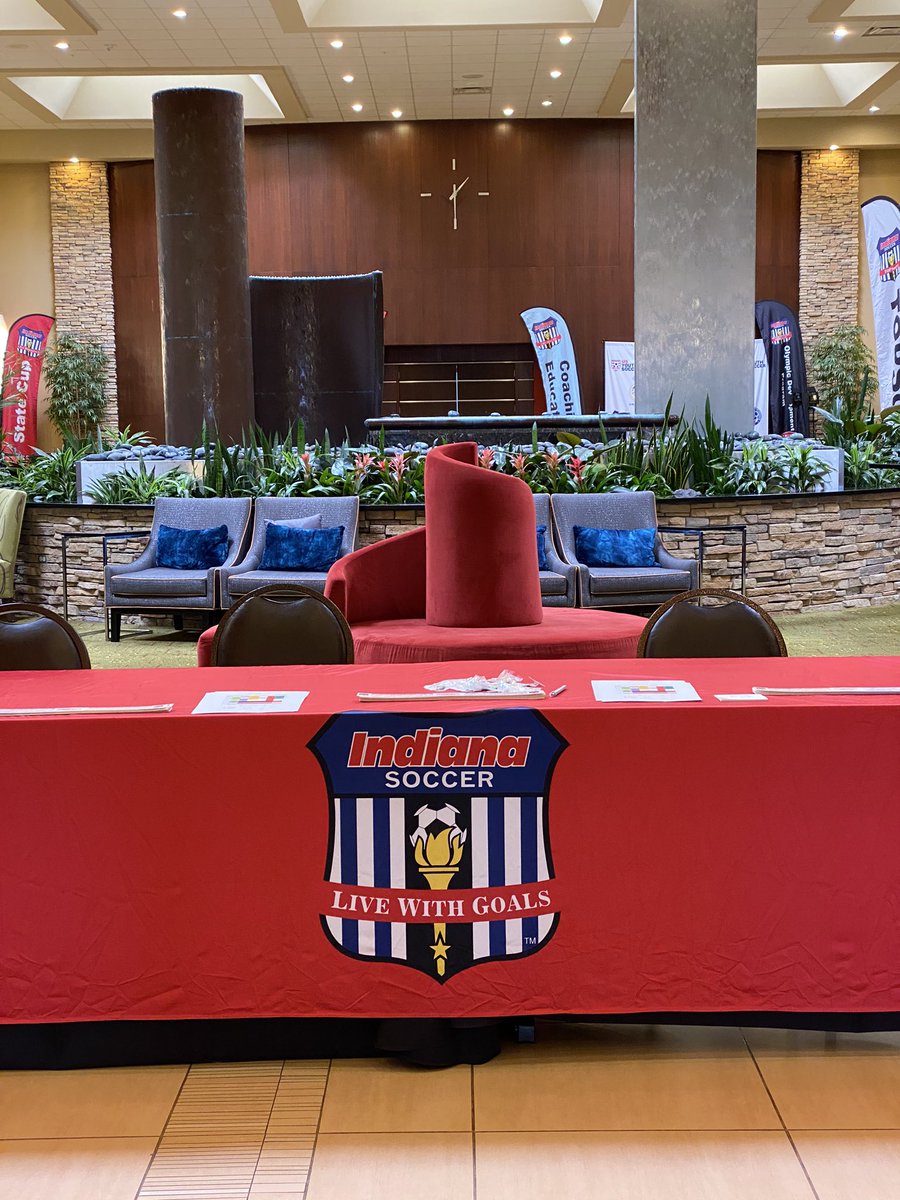 RushvilleFutsal's tweet photo. We’re excited to be here at the 2020 Indiana Soccer Workshops, AGM, and Awards Gala!⚽️ https://t.co/QSuJzs6O4T