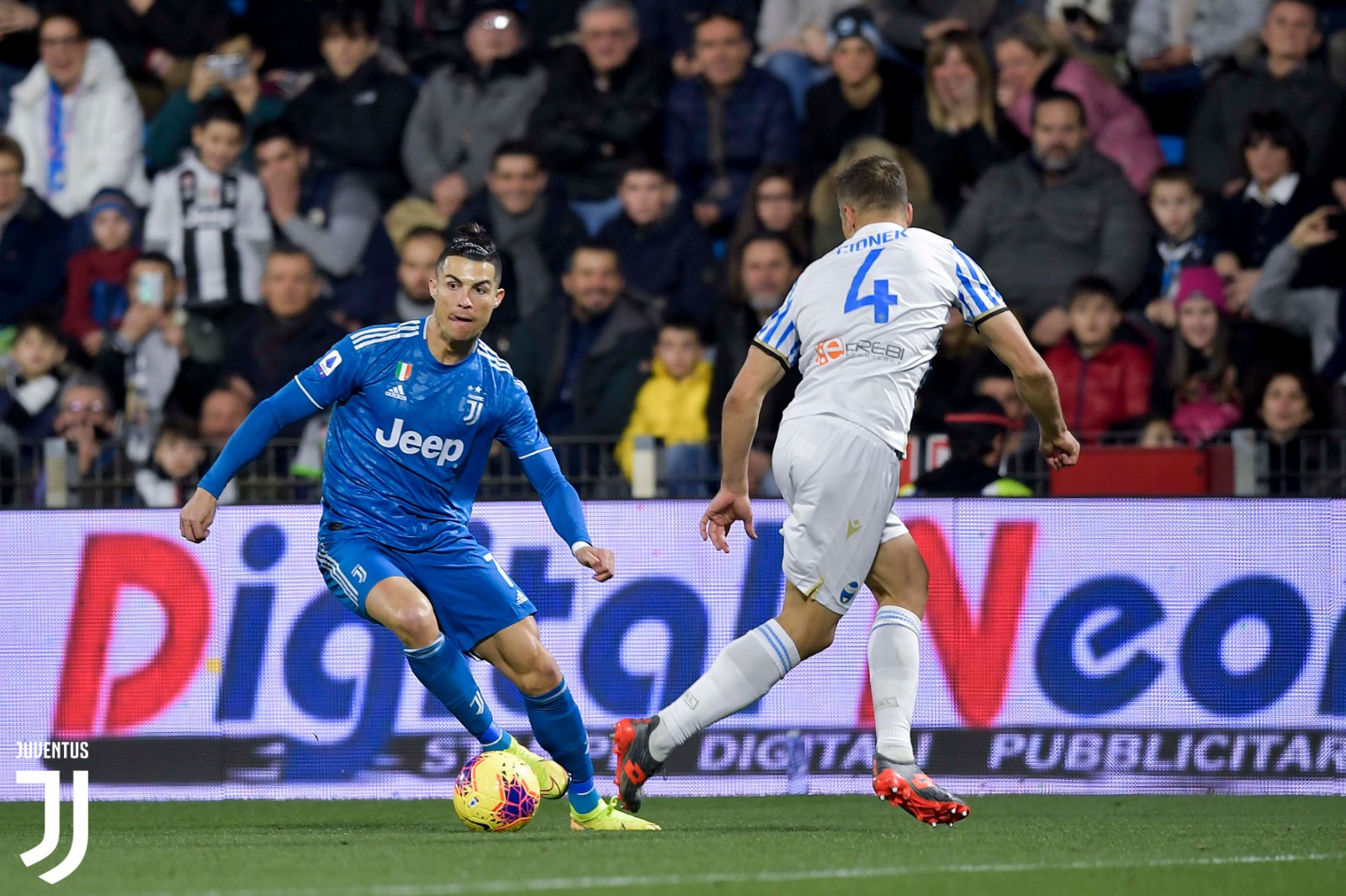 Cristiano Ronaldo, ante el Spal (Foto: JuventusFC).