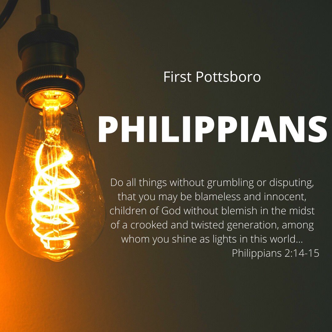 FirstPottsboro's tweet image. Come be a part of our First Pottsboro family this Sunday as we hold fast to the word of life so that we may shine like lights in the world!

Small Groups @ 9:30a | Worship Service @ 10:45a